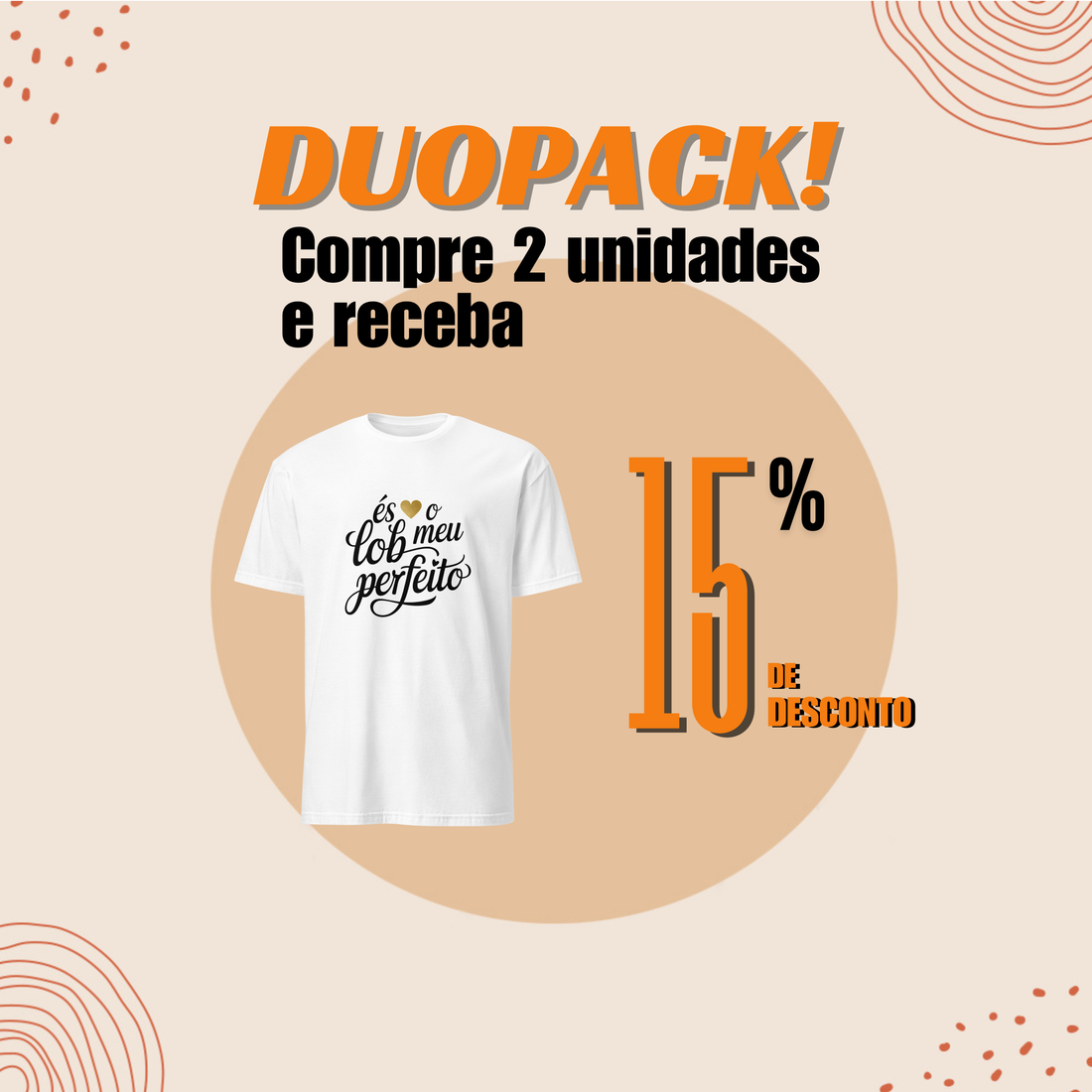 "És o Meu Lob Perfeito" | T-Shirt Casual | Presentes Padel - PresentesPadel